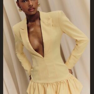 PrettyLittleThing Yellow Dress